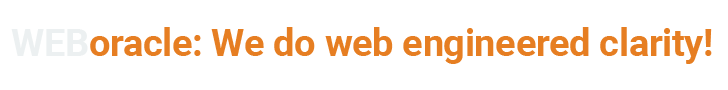WEBoracle: We do web engineered clarity